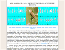 Tablet Screenshot of birdsongs.it